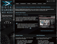 Tablet Screenshot of digitaldiamondwebmedia.com